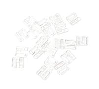 HLLR 10 X Beaux Crochets de Robinet Rectangle en Plastique Artisanal et Fermoir à Coudre sur Le Soutien-Gorge de Maillot de Bain Bikini