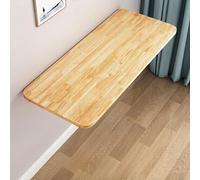 Hltdzer Table de Bar Pliable Murale Multifonction en Bois, Table Murale Rabattable À Plateau Extensible, Bureau Convertible Suspendu pour Repas(G,80 * 30CM/31.5 * 11.8IN)