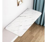 Hltdzer Table de Bar Pliable Murale Multifonction en Bois, Table Murale Rabattable À Plateau Extensible, Bureau Convertible Suspendu pour Repas(A,120 * 40CM/47.2 * 15.7IN)