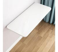 Hltdzer Table de Bar Pliable Murale Multifonction en Bois, Table Murale Rabattable À Plateau Extensible, Bureau Convertible Suspendu pour Repas(D,50 * 40CM/19.7 * 15.7IN)