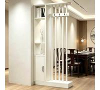 HLTQL Cloison De Separation Interieur Bois Séparateur De Pièce,202x80x24cm | Separation De Piece Intérieur Sans Percage Bois Meuble Sol Séparateur Amovible Pièce Chambre Studio,202x80x24cm