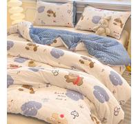 HLTQL Couette Epaisse Moelleuse Couette Hiver TrèS Chaude Duvet ImpriméE Edredon Gonflant éDredon Lit 1/2 Personne(6,150x200cm-3.5kg)