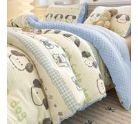 HLTQL Couette Epaisse Moelleuse Couette Hiver TrèS Chaude Duvet ImpriméE Edredon Gonflant éDredon Lit 1/2 Personne(2,200x230cm-2.5kg)