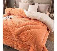 HLTQL Edredon Duvet,Édredon Lit 2 Personnes,Couette Epaisse,Couverture Tres Chaude Hiver,Edredon Gonflant Duvet,Couette De Lit Doux Et Chaud Literie(01,150x200cm /3.5kg)