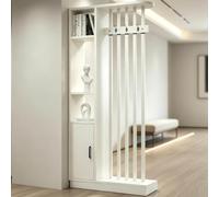HLTQL Meuble Separation De Piece Cloison De Separation Bureau,202x80x24cm | Séparateur De Pièce Cloison Separation Interieur Amovible Sans Percage Claustra Intérieur Bois Meuble Piece,202x80x24cm