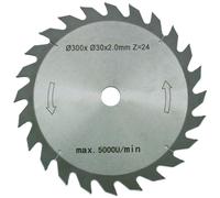 Hm Lame de scie de bois-chauffage 300mmx30mm 24Z Carbure Scie Circulaire Neuf