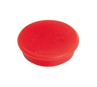 FRANKEN HM38 01 Lot de 10 aimants ronds de qualité supérieure pour bureau, maison, atelier, idéal pour tableaux blancs, réfrigérateur, tableaux de plantation ou vitrines, 38 mm, rouge