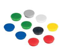 Franken Aimants ronds HM38 99 – Lot de 10, 38 mm, charge max 1500 g, multicolore