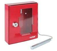 HMF 1021-03 Boîtier pour e Secours avec Marteau Brise Glace, 15 x 12 x 4 cm, RAL 3001 Rouge de signalisation