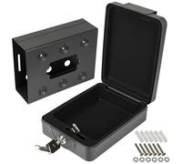 HMF 307-02 Caisse à Monnaie vissable, Cassette de Monnaie pour camping-car, bateau, etc. 20 x 15,5 x 7 cm, noir