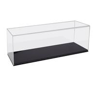 HMF 46805 Vitrine en Acrylique pour Voitures Miniatures, Figurines | 50 x 16 x 18 cm | Transparent
