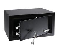 Coffre-fort, coffre-fort d'ameublement, coffre-fort à clé, 31 x 17 x 25 cm, HMF 49217-02, noir