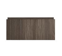 Hmluxury Armoire de salle de bain suspendue, 76 cm, expresso | Prémonté, contreplaqué, amortisseur à fermeture douce e protection environnementale ENF, sans lavabo