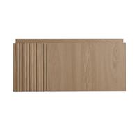 Hmluxury Armoire de salle de bain suspendue, 76 cm, pré-assemblée | Contreplaqué, amortisseur à fermeture douce, façade en bois massif, résistant à l'eau, 16 mm d'épaisseur NF