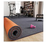 HMTBQT Tapis de Sol Long Grand Épais en TPE Antidérapant Intérieur,Tapis de Protection Paillasson Insonorisant Antivibration pour Salon Cuisine Entrée Couloir Gym Home-Découpable(Light Grey,90x200cm)