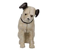 HMV Musique Chien Nipper Fonte Figurine Banque Argent Fort Change Jar