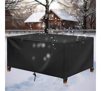 HNKDKJ Housse de Protection Salon de Jardin 230x120x85cm/L x l x H Rectangulaire Tissu Oxford 420D résistant Housse de Table Jardin Imperméable D'hivernage Bache Protection Salon de Jardin