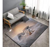 Hnnkloy Adorable Petit Chien Jack Russell Terrier, Tapis de Sol antidérapant de Grande Taille pour Salon et Chambre, 150 x 100 cm.
