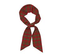 Hnnkloy Plaid tartan du clan Stewart écossais, Foulard en imitation soie pour femme, foulard tendance, bandeau foulard