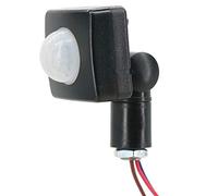 Hnsedjdh Mini Détecteur de Présence Capteur Infrarouge 220 V pour le Corps Humain - Interrupteur à LED - Capteur de Mouvement PIR Réglable - Noir