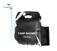 Hnsphui Sac de douche portable, 20 l - Fournitures de bain avec tuyau - Chauffage solaire - Douche de camping - Pour l'extérieur, la plage, les voyages, les voyages, le camping, le sport, les voyages