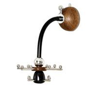 Hnsphui Support mural rotatif pour ustensiles sans perçage | Lot de 1 crochet pivotant à ventouse pour salle de bain, salle de bain, bureau, serviette de bureau, couleur noyer