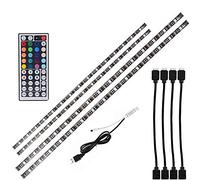 hntoolight DC5V USB Câble LED bande lumière lampe SMD 5050 TV Kit d'éclairage de fond Lampe de fond de bureau pour TV Écran D'affichage Écran Multicolore Non Warterprood