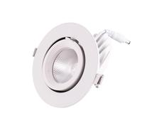 HO-COB-C-OR-15W-W Spot LED Downlight Orientable 15W 2550Lm 4000K Circulaire 40 000H