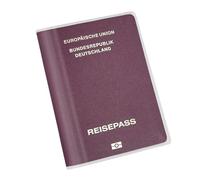 HO-SFSM Lot de 10 Couvertures de Passeport,Protecteur de Passeport en Plastique Transparent Porte-Passeport de Protection Nouveau Passeport Etui pour Passeport de Taille Standard (Givré)