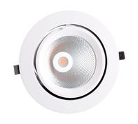 HO Spot LED Downlight 40W 6000Lm 2700K Circulaire Orientable HO-COB-C-OR-40W-WW