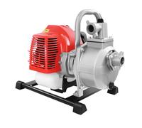 HOARLICN Pompe A Eau Thermique, 43cc 1.7hp Pompe Arrosage Jardin, 8500rpm | Pompe Arrosage Jardin, Pompe Puit Avec Filtre & Entonnoir Pour Irrigation, Arrosage, Nettoyage, Hauteur De Levage 30m