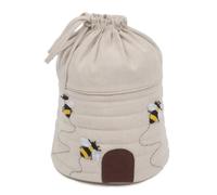 Hobby Gift Artisanat, Couture, Sac Rond à Cordon, Appliqué Abeille