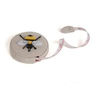 Hobby Gift Ruban à mesurer rétractable Abeille en lin 150 cm