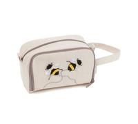 Hobby Gift Sac à crochets vide avec poche latérale pour crochets, abeille