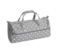Hobby Gift Sac à Tricoter Exclusif, Tache Grise, 15x42x17.5 cm