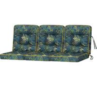 HOBBYGARDEN Coussin de balançoire Venus Coussin de banc Garden Coussin de balançoire Coussins de banc Coussin balançoire hollywoodienne Balançoire Banc Vert Prairie 180 cm