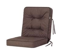 HOBBYGARDEN Coussin de balançoire Venus Coussin de banc Garden Coussins de balançoire Coussins de balançoire Hollywood Balançoire Banc Marron foncé 60 cm
