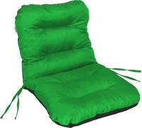 HobbyGarden coussin de chaise de jardin - 96×48 cm - siège & dossier rembourré, 7 cm d'épaisseur, tissu Oxford, résistant aux intempéries & confortable, couleur VERT