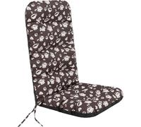 Hobbygarden Coussin de chaise pour meubles de jardin Coussin pour meubles de jardin - Basia - 123 x 48 x 7 cm - Brown Chocolate