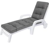 Hobbygarden coussins de fauteuil de jardin Coussin de fauteuil de jardin - Coussin de fauteuil de jardin Hugo 201 x 55 x 8 cm, anthracite
