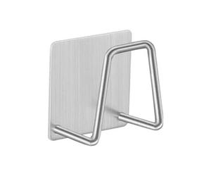 HobbyTech Porte éponge adhésif en inox pour cuisine, évier, étagère lot de 5