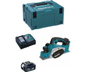 Hobel MAKITA DKP180RTJ1 (1 x 5.0 Ah + DC18RC + MAKPAC 3)