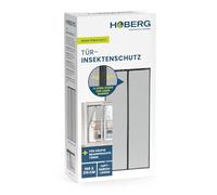 Hoberg Rideau anti-insectes 100 x 210 cm | Moustiquaire de porte avec bandes magnétiques XXL | Moustiquaire pour porte de balcon | Rideau anti-insectes magnétique | Auto-fermant & résistant