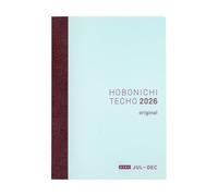 Hobonichi Techo 2026 Livre original Avec livre A6 Japonais, Quotidien, 6 mois seulement, Début juillet, Monday Start, Plannerr