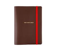 Hobonichi Techo Couverture pour cousin [Couverture A5 uniquement] Only is Not Lonely (Chocolat)