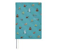 Hobonichi Techo HON A5 2026 Nœud papillon et nœud : dans la forêt (en anglais, planificateur de démarrage de janvier)