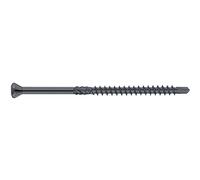 Hobotec Eurotec - Lot de 500 vis à bois auto-taraudeuses - 3,2 x 40 mm - Torx 10 - Avec tête décorative - En acier inoxydable trempé - Noir