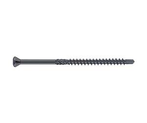 Hobotec Eurotec - Lot de 500 vis à bois auto-taraudeuses - 3,2 x 40 mm - Torx 10 - Avec tête décorative - En acier inoxydable trempé - Noir