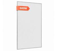 Hocosyme Chauffage Infrarouge 600W, Chauffage Infrarouge Mural Jusqu'à 120°C, Pour 5 à 15 m² - 1-3 Minutes pour Atteindre la Température de Fonctionnement - Garantie 10 Ans