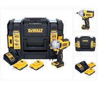 hocs sans fil DeWalt DCF 892 D2T 18 V 813 Nm 1/2" sans balais + 2 batteries 2,0 Ah + chargeur + TSTAK
